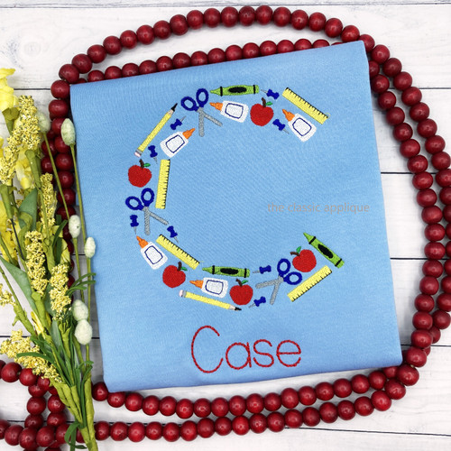 Back to School Alphabet 6 inch Back to School Alphabet 6 inch