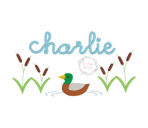 Mallard monogram frame Mallard monogram frame