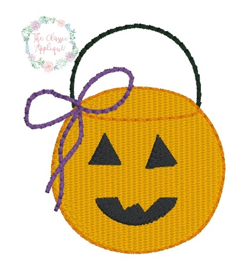 Jack o lantern with bow mini fill Jack o lantern with bow mini fill