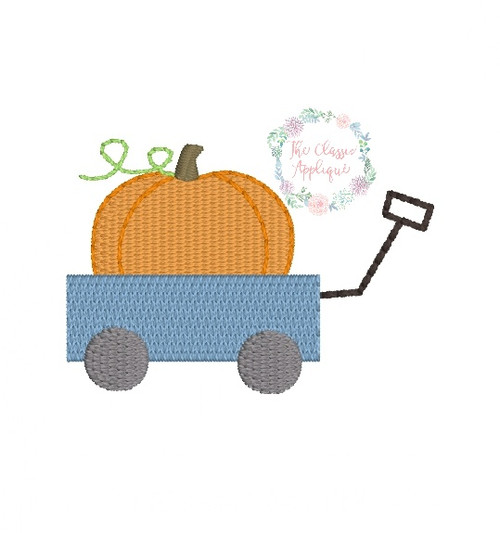 Wagon with pumpkin mini fill Wagon with pumpkin mini fill
