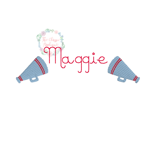 Megaphone mini fill stitch Megaphone mini fill stitch
