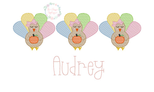 Turkeys holding pumpkins with bows sketch fill trio Turkeys holding pumpkins with bows sketch fill trio