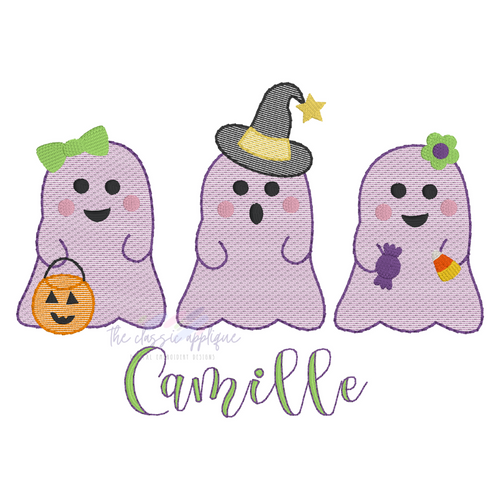 Ghost trio sketch fill