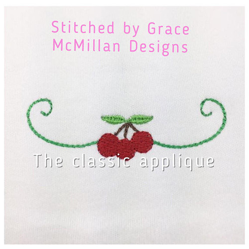 Cherry monogram frame Cherry monogram frame