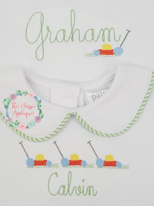 mini fill stitch lawn mower