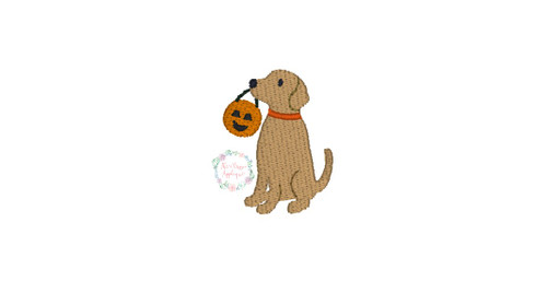 Halloween dog mini embroidery Halloween dog mini embroidery