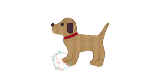 Puppy mini fill embroidery Puppy mini fill embroidery