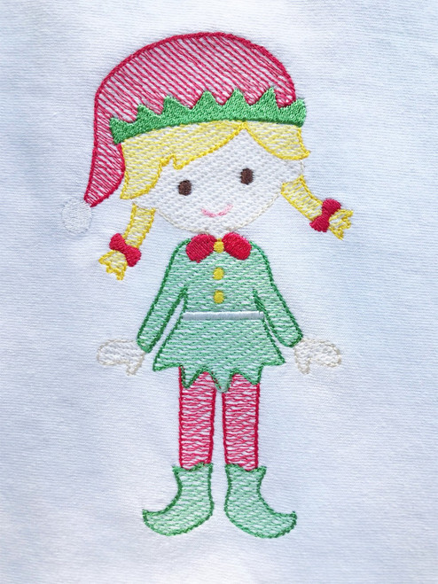 Elf girl sketch fill Elf girl sketch fill