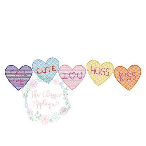 Valentines day converstaion heart sketch light fill quick stitch Valentines day converstaion heart sketch light fill quick stitch