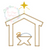 Nativity zig zag applique Nativity zig zag applique