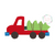 Flatbed truck with Christmas tree mini embroidery Flatbed truck with Christmas tree mini embroidery