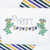 Alligators holding beads sketch fill bunting Alligators holding beads sketch fill bunting