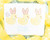 Easter chicks trio zig zag applique Easter chicks trio zig zag applique