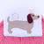 Dachshund reindeer applique Dachshund reindeer applique