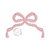 Ribbon bow monogram frame