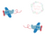 Airplane monogram frame Airplane monogram frame