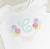 Balloon applique monogram frame Balloon applique monogram frame