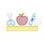 Back to School Trio with ruler applique Back to School Trio with ruler applique