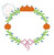 Pumpkins monogram frame