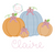 Four pumpkins with bows sketch fill Four pumpkins with bows sketch fill