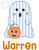 Ghost zig zag applique Ghost zig zag applique