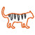 Tiger mini vintage stitch