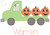 Flatbed truck with ghost and jack o lantern Flatbed truck with ghost and jack o lantern