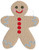 Gingerbread boy mini fill stitch Gingerbread boy mini fill stitch