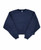 Customized NAVY hip length cropped sweatshirt