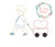 Boy with wagon combined file with or without heart Boy with wagon combined file with or without heart