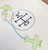 Sketch fill airplanes with vintage stitch circle for monogram or initial machine embroidery design Sketch fill airplanes with vintage stitch circle for monogram or initial machine embroidery design