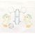 Duck with balloon vintage stitch machine embroidery design