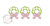 Wreath with bow trio applique Wreath with bow trio applique
