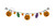 Halloween bunting embroidery design Halloween bunting embroidery design