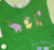 Combined file applique and vintage stitch Mardi Gras animal parade Combined file applique and vintage stitch Mardi Gras animal parade