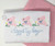Hopping bunnies with bows sketch fill embroidery design