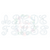 Bliss applique monogram font Bliss applique monogram font