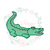 Alligator mini sketch fill embroidery design Alligator mini sketch fill embroidery design