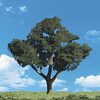 Woodland Classic Trees(R) Ready Made - Cool Shade -- 3/4 to 1-1/4&quot;  1.9 to 3.2cm Tall pkg(8)