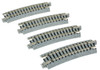 Curved Roadbed Track Section - Unitrack -- 15-Degree, 12-3/8&quot;  315mm Radius pkg(4)