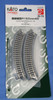 Unitrack Roadbed Track -- 6&quot;  15cm 45-Degree Curve pkg(4) (Needs 8 Pieces for a Complete Circle)