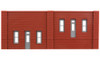 N Scale Modulars System(TM) (Plastic) -- Street/Dock Level Entry Doors pkg(3) 3-1/2&quot; Wide x 1-13/32&quot; High (8.7 x 3.5cm