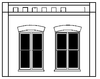 Modular Walls -- Double Rectangular Windows