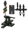 Hhigh-Level Switch Stand - Kit -- Sprung .190&quot; Travel w/Selectable End Fittings, Paintable Lantern & Targets