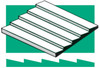 Styrene Siding Clapboard - .040 x 6 x 12&quot;  .1 x 15.2 x 30.5cm -- .040&quot;  .10cm Spacing