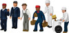 Station Service Crew figures