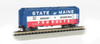 AAR 40' Steel Boxcar - Ready to Run - Silver Series(R) -- Bangor & Aroostook (red, white, blue)