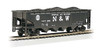 40' Quad Hopper - Ready to Run - Silver Series(R) -- Norfolk & Western #12986 (black; Block N&W, Hamburger Logo)