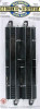 Straight Track w/Steel Rail & Black Roadbed - E-Z Track(R) -- 9&quot; Rerailer pkg(2)