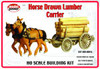 HO HORSE DRAWN LBR CARRIE